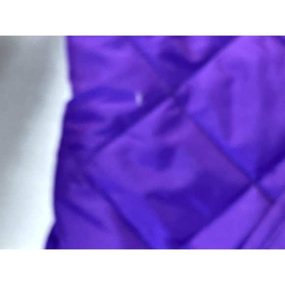 Lauren‎ Ralph Lauren Jacket Quilted Coat Womens P/M Petite Medium Purple Jacket - Picture 8 of 14